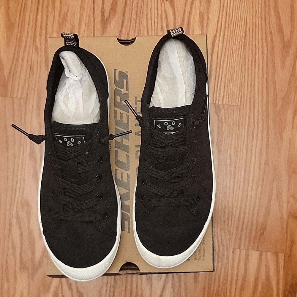 Euc Skechers Bobs Memory Foam Women's Black Shoes… - image 6